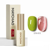MAYCHAO 5ML Gel Nail Polish 9D Laser Diamond Glitter Cat Eye Gel Semi-Permanent Soak Off UV LED Gel Nail Manicure Tools Nail Art
