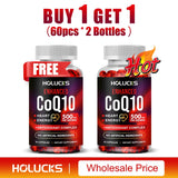 CoQ10 Supplement, Antioxidant for Cardiovascular & Heart Health, Immune Energy & Vitality Support, Super Absorption, Non-GMO