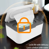 Wipes Dispenser Dustproof Tissues Wipes Case with Lids Multifunctional Baby Wipe Holder Large Capacity Sealing Container Case