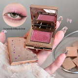 Gemstone Shining Single-color Eyeshadow Diamond Glitter Pearlescent Highlighter Powder Makeup Lasting Shiny Eye Shadow Palette