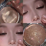 Diamond Highlighter Powder Palette Waterproof High Gloss Glitter Body Highlight Eyeshadow Face Contour Illuminator Makeup