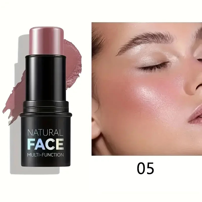 Natural Face Highlighter Concealer,Waterproof Face Contour Pen, Easily Sculpt Your Fface to Create a Perfect Light Makeup Effect