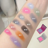 Wild Rose Black Eyeshdaow Palette Matte Glitter Single Color Eyeshadow Gothic Red Pigments Waterproof Fashion Smoky Eyes Makeup