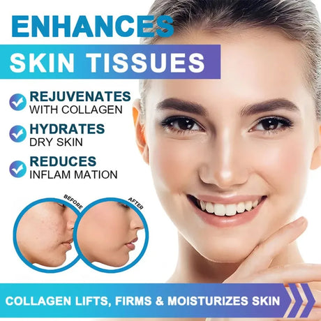 Multi Collagen Peptides Capsules - Supports Skin, Hair, Joint Health, Promote Collagen Production, Delay Aging,Enhances Immunity