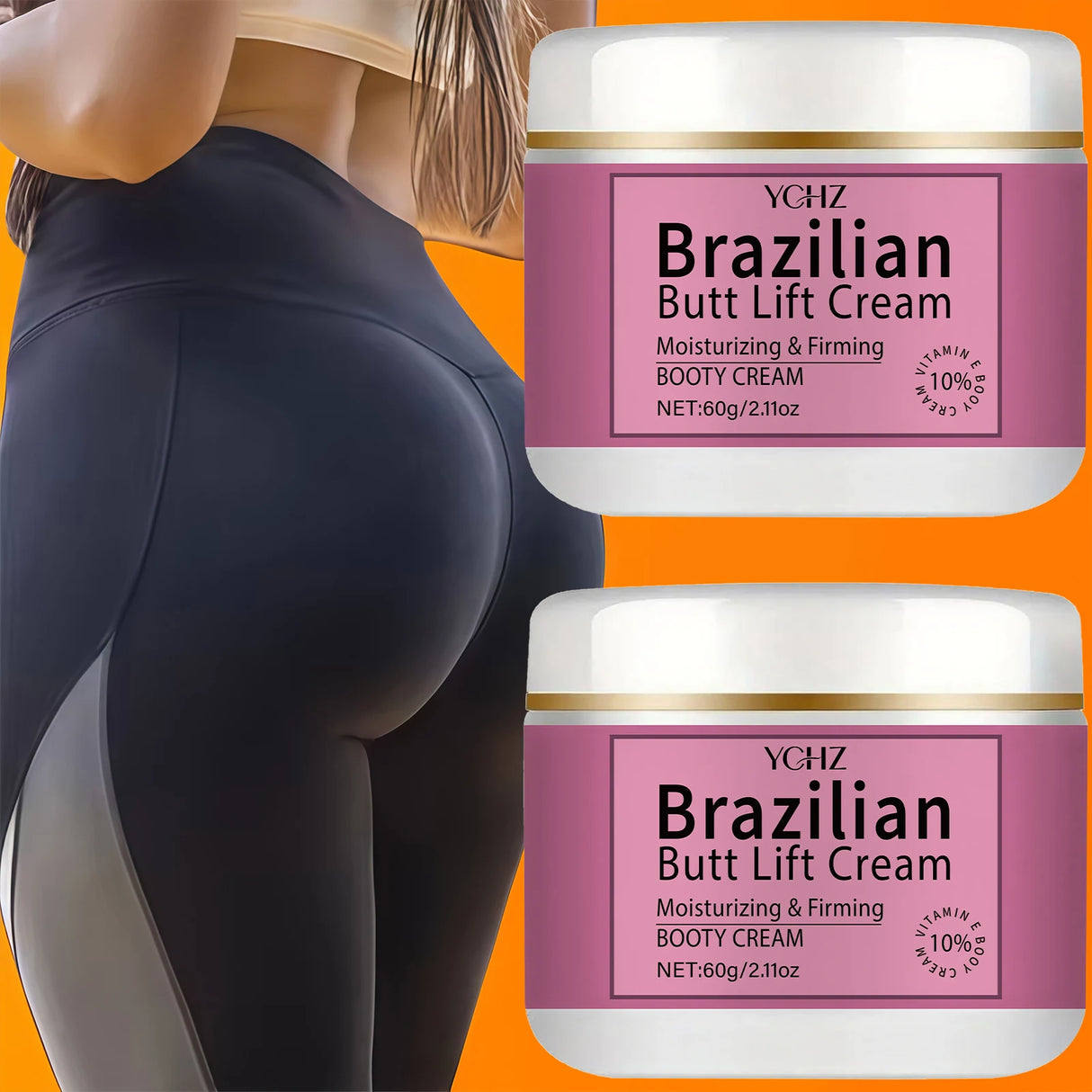 Butt-Lifting Cream, Containing Vitamin E - Instant Butt-Lifting and Firming Massage Gel, Suitable for All Skin Types, Moisturizing and Plumping Cream, Specifically Designed for Butt Shaping and Care