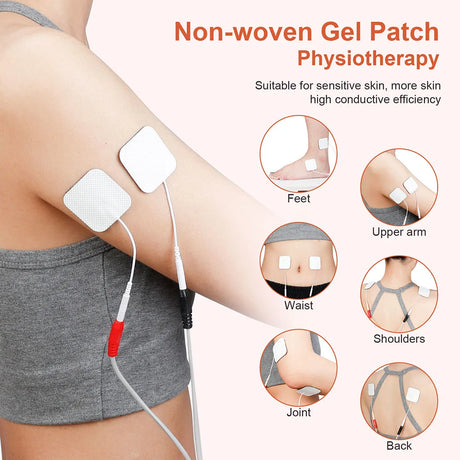 Microcurrent Muscle Stimulator EMS Tens Body Shaping Massage Breast Enhancement Neck Shoulder Back Arm Leg Massage Machine