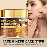 Bee Venom Instant Facial Lifting Cream Firms and Lifts Loose Skin, Smoothes Skin |   Alcohol-Free, Containing Hyaluronic Acid, Suitable for All Skin Types