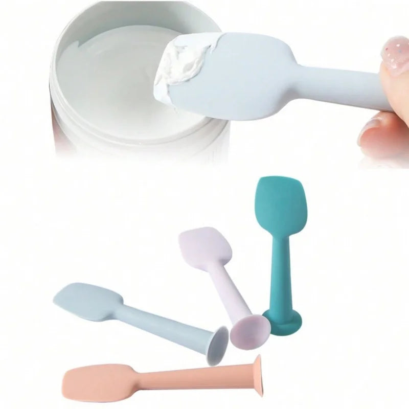 Baby Diaper Cream Applicator Silicone Scraper Butt Spatula Applicator with Suction Cup Silicone Care Tool