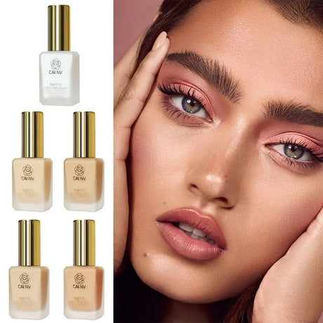 Double Wear Liquid Foundation Stay in Place Long Lasting Concealer Foundation Make-up Oil Control Moisturizing Facial Makeup