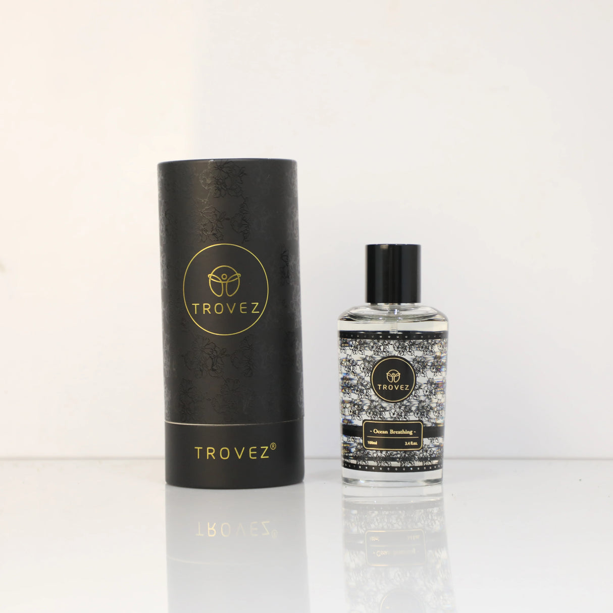 TROVEZ Ocean Breathing 100ml Perfume Elegant Fresh Fragrance Citrus Tone Unisex Perfume Long-lasting Scent Body Spray Scent Gift