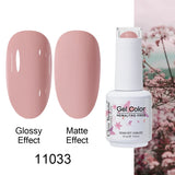 Clou Beaute Gel Nail Polish Neon Brown Royal Blue Red Green Pastal Nude Nail Art Varnishes Gel Lacquer Top Coat UV Gel Nail