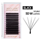 ARISON YY Lashes and 3D/4D/5D W Shape Lashes Brasileiro Premade Volume Eyelashes Extension Soft Thin Easily Grafting Extension