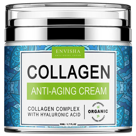 ENVISHA Face Cream Collagen Hyaluronic Acid Skin Care Anti-Wrinkle Moisturizing Anti-Aging Night Shrink Pores Whitening Smooth