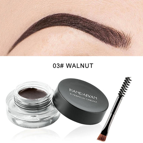 HANDAIYAN Colorful Eyebrow Cream Gel High Pigment Brows Tint Waterproof Long lasting Eye Brow Dye With Brushes Decorate Cosmetic