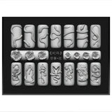 1 Pc Snake Pattern Silicone Nail Mold 3D Stereoscopic Nails Art Decorations DIY Manicure Tool Nail Template Mold