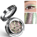 CHARMACY Chameleon Glitter Eyeshadow Color Shift High Pigment Single Eyeshadow Smooth Blendable Formula Eyeshadow for Party