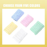 5pcs Baby Muslin Washcloths Burp Cloths, Baby Face Towels, Natural Muslin Cotton Baby Wipes, Soft Face Cloths For Newborn, Baby