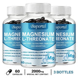 Magnesium L Threonate - Focus and Memory Enhancer, Supports Nerve Function, Muscle Strength, Bone and Joint HealthSupplements