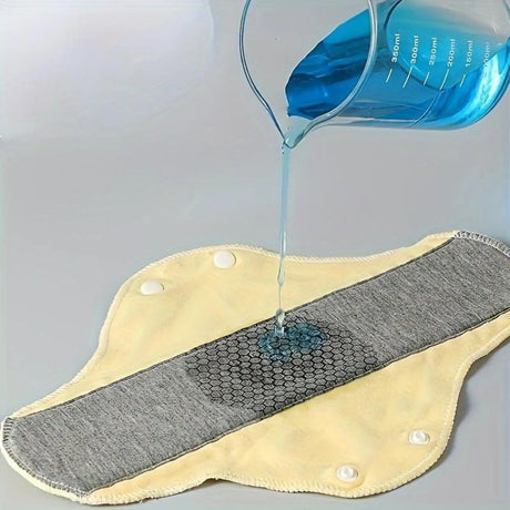 6pieces Reusable Sanitary Pads for Women Leakproof Waterproof Soft Napkins Reusable Feminine Pads for Postpartum and Elderly