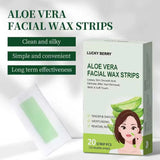 20strips/box Facial Wax Strips For Hair Removal Depilatory Wax Paper Cold Wax Strips Paper For Face Neck Arm Leg Beauty Tools