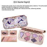 Flower Knows Knight Unicorn Makeup Set Eyeshadow Blush Lipstick Loose Powder Long Lasting Fantasy Princess Beauty Kit Cosmetics