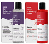 Gentle Cleansing Moisturizing Shower Gel Feminine Hygiene Smooth Skin Shower Set Long-lasting Floar Scent Shower Gel & Serum Oil