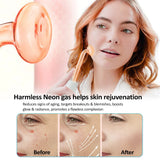 4-in-1 Portable Handheld Electric Neon Wand for Face Skin Beauty High Frequency Facial Therapy Tool for Acne Treatment
