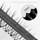 Metal Iron Lashes Mascara Waterproof Silk Fiber Mascara Black Long Curling Eyelash Extensions Non-clumping Eyes Makeup Cosmetics