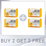 EELHOE Kojic Acid Soap Cleaning Even Skin Skin Brightener Oil Control Nourishing Hydration Skin Care Natural Turmeric Soap 100g