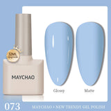 MAYCHAO 12ml Gel Nail Polish Set Professional Salon Nail Art Gels Varnish UV LED Semi Permanent Nail Lacquer Nail Supplies