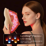 Hello Face M300 4D LED Light Therapy Mask 311 LEDs, 4 Modes, Anti-Aging & Acne Care, Ergonomic Silicone Design, Visual Comfort