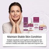 Korea Calcium Nourish Collagen Set – 30ml Ampoule + 50g Cream + 9g Balm Stick, 10,000ppm Collagen & Hydrolyzed Elastin Skincare