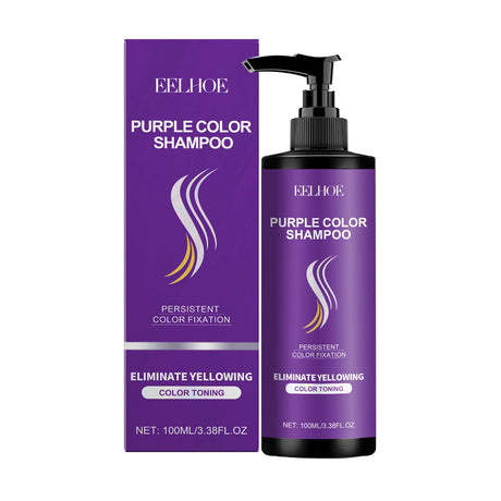 Purple Shampoo, Long-Lasting Color Care, Daily Nourishing, Smooth and Moisturizing Hair, Purple Shampoo
