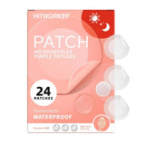 24PCS Microneedle AcnePatch Painlessly Penetrate Acne Patches Blemishes Pimples Covering Patch Daily Unisex Skincare