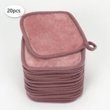 5/10/20Pcs Microfiber Face Cloths Reusable Makeup Remover Cloth Makeup Towels Face Deep Cleaning Pads Skincare Beauty Tools