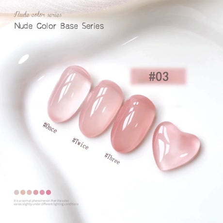 MIANEL 10ML Pure Desire Blush Jelly Gel Nail Polish 2026 New Ice Clear Nude Clear Nail Polish Pink Nails 1-9pcs