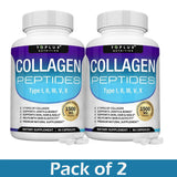 Multi Collagen Peptides Capsules 1800mg - Hydrolyzed Protein Collagen Complex Pills Promotes Skin & Hair , Joint for Men Women
