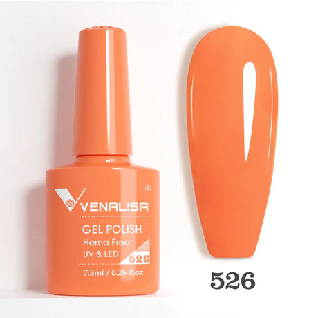 VIP5 Venalisa Nail Gel Polish Jelly Color HEMA/TPO FREE Nude Pink Semi Permanent Soak Off UVLED Gel Polish Sparkle Gel Varnish
