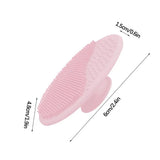 Baby Scalp Scrubber Baby Bath Hair Brush Soft Silicone Cleaning Tool for Cradle Cap Suction Cup Massage Comb for Boys Girls