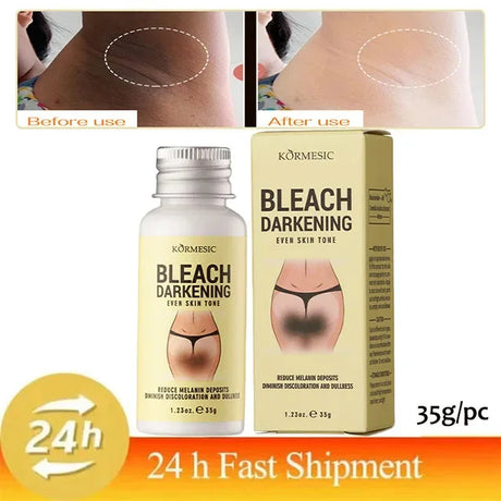 Body Whitening Cream Private Parts Underarm Bleaching Serum Whiten Butt Knee Brighten Inner Thigh Intimate Dark Remove Melanin