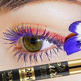 1PC Colorful Curling Mascara Waterproof Fast Drying Eyelashes Extension Multicolor Lashes Eye Korean Makeup Lasting Blue White