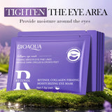 BIOAQUA Retinol Crystal Collagen Eye Mask Anti Dark Circles Anti-Wrinkles Moisturizing Anti-Aging Eye Patches Skin Care