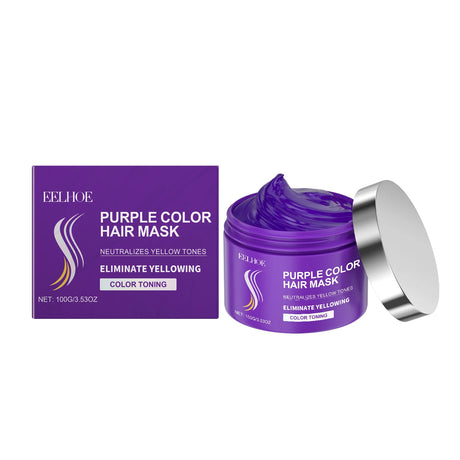 Purple Shampoo, Long-Lasting Color Care, Daily Nourishing, Smooth and Moisturizing Hair, Purple Shampoo