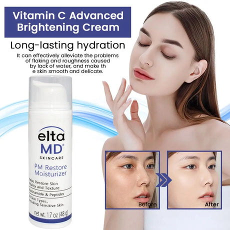 Eltamd 48ml Facial Sunscreen SPF46 UV Sunscreen Anti-Radiation Waterproof&sweatproof Non-greasy for Sensitive and Acne ProneSkin