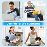 3-in-1 Electric Knee Pad Massager with 5-Level Vibration Cordless Hot Compress for Shoulder Elbow Muscle Joint Relaxation