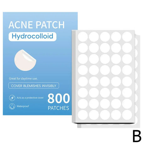 400/800/1200Pcs New Clear Pimple Patch Acne Absorbing Cover Patch Acne Dots Patches Moisturizes For Covering Zits And Blemishes