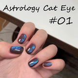 WS 10ML Sunlight Cat Eye Gel Nail Polish Autumn Winter Whitening Wine Red Color Light Sunset Glow Cat Eye Glass Beads Nail Atr