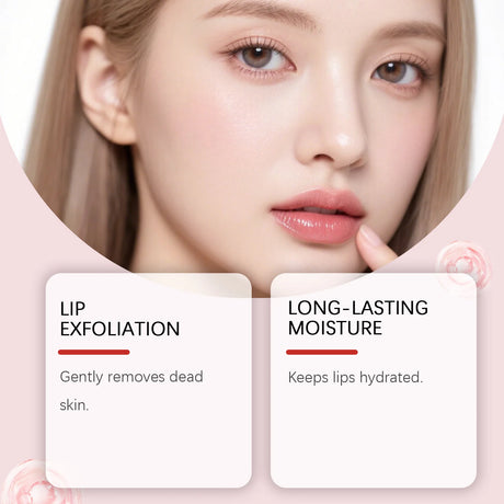 Watermelon Guajava Lip Scrub Natural Fruit Inspired Formula Smoothing Brightening Care For Dry Cracked Lip Repair K-Beauty Care