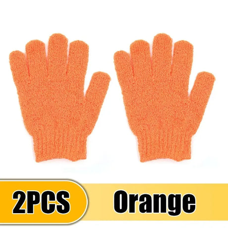 1/2Pcs Five Fingers Bath Gloves Peeling Exfoliating Household Shower Towel Scrub Body Wash Elastic Wipe Back Body Cleaning Tools
