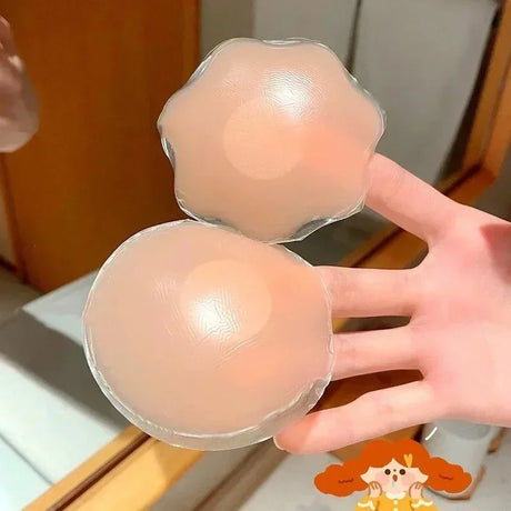 2/20pcs Silicone Nipple Cover Reusable Women Breast Petals Lift Invisible Pasties Bra Padding Stickers Patch Boob Pads Adhesive
